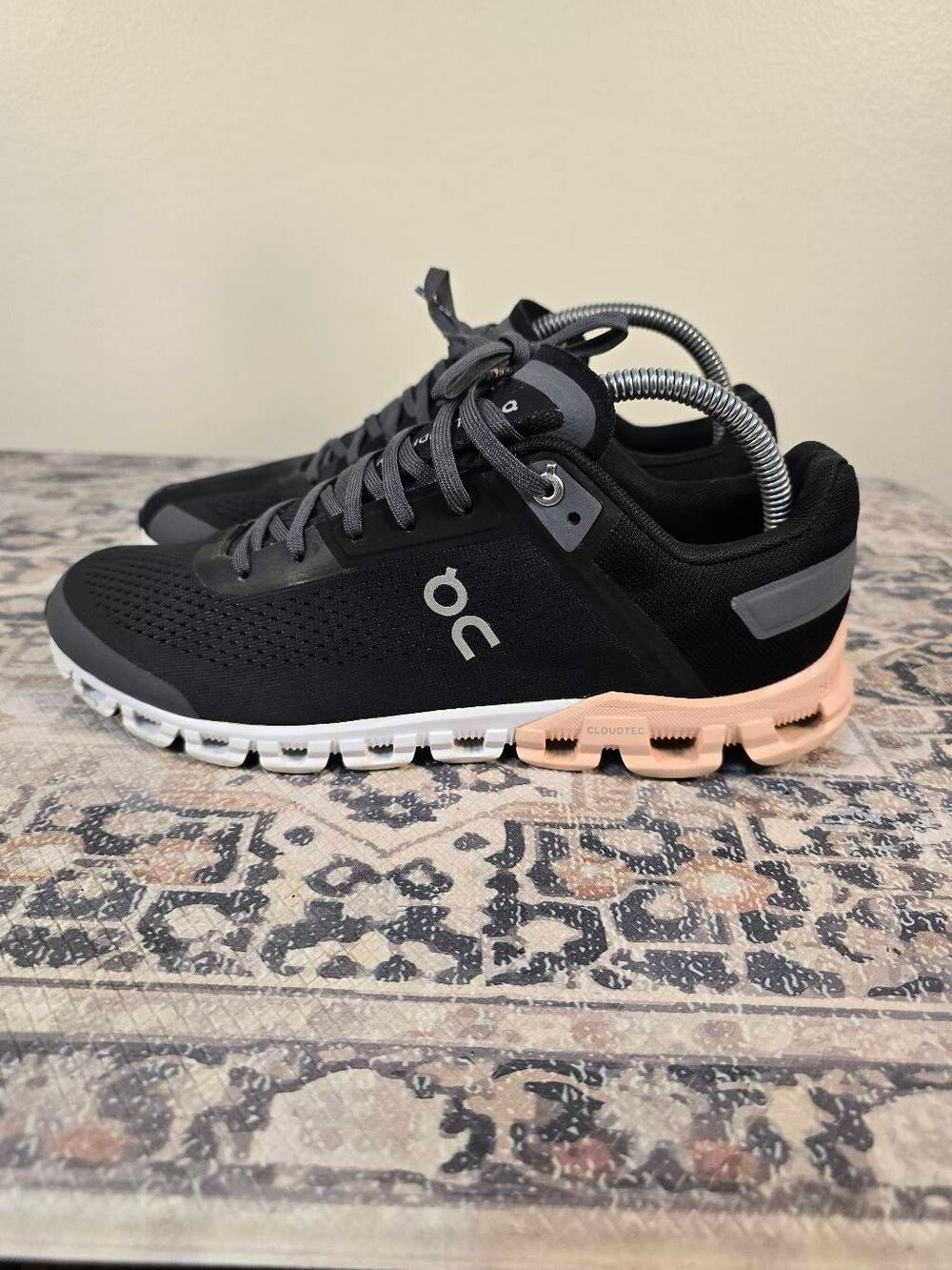 On Cloud OC Black Rose Pink Women's Running Shoes Size 9